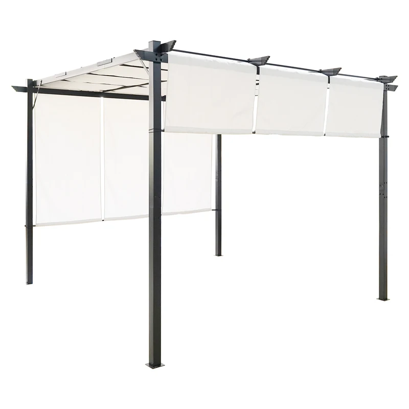 Garden Supplies Arches Arbours Pergolas Soft Top Adjustable Aluminum Pergola 3x3 Meter For Patio Lawn
Garden Supplies Arches Arbours Pergolas Soft Top Adjustable Aluminum Pergola 3x3 Meter For Patio Lawn
