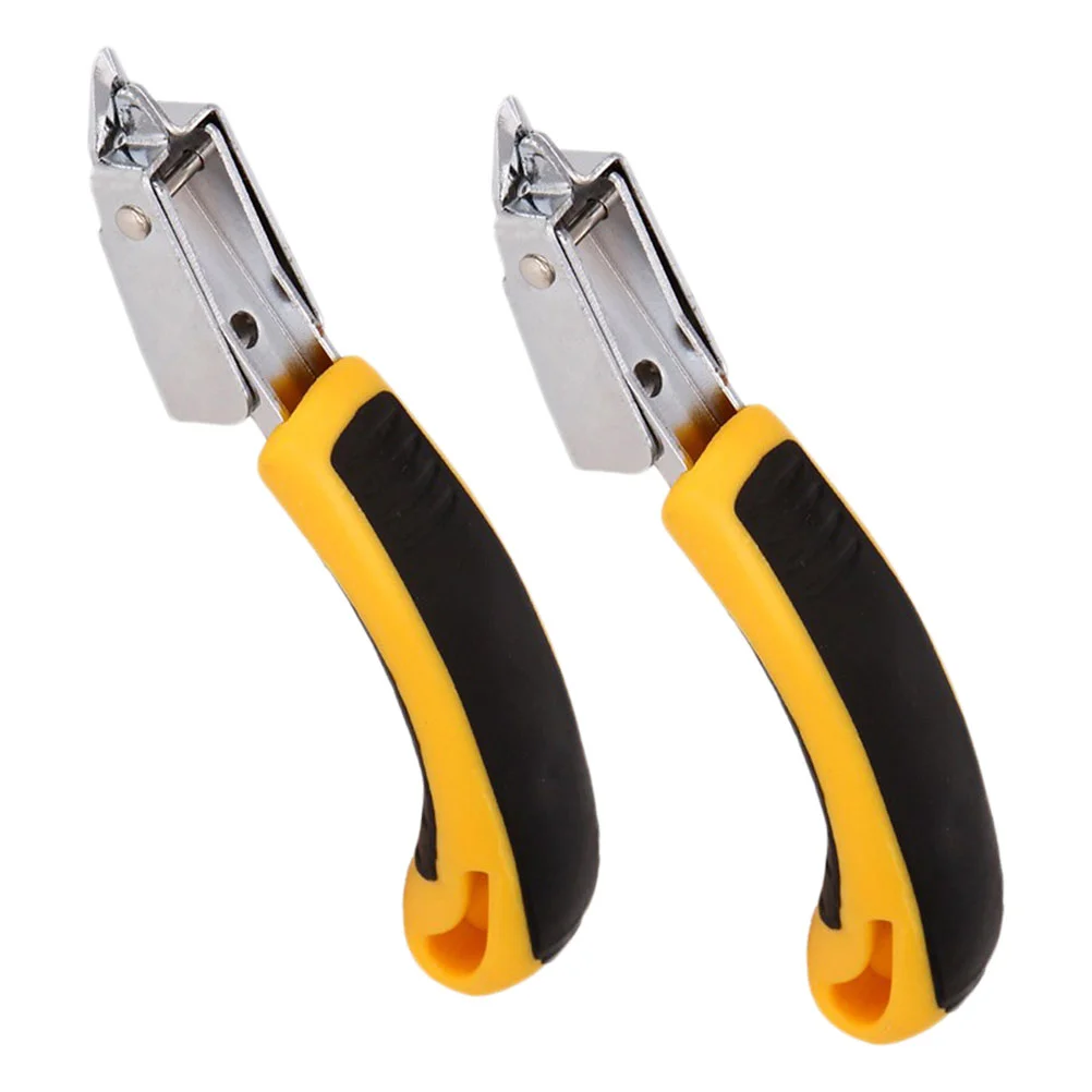 2Pcs Plastic Handle Office Stapler Remover Multifunction Handheld Nail Puller Oil Frame Door Nail Removal Clip
2Pcs Plastic Handle Office Stapler Remover Multifunction Handheld Nail Puller Oil Frame Door Nail Removal Clip