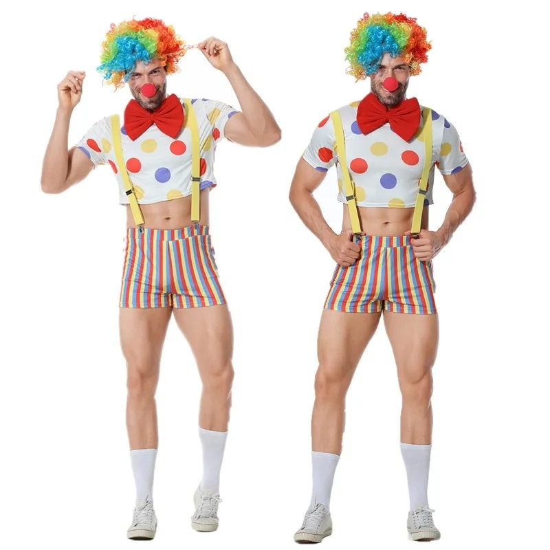 Halloween New Adult Costumes Games Party Funny Clown Carnival Magic Role Play Makeup Ball Stage Costume
Halloween New Adult Costumes Games Party Funny Clown Carnival Magic Role Play Makeup Ball Stage Costume