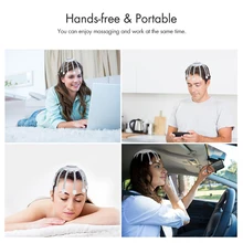 Electric Scalp Head Massager 4 Vibration Modes Hands-Free Auto-Off Function Scalp Relaxation Stress Relief and Hair Stimulation
Electric Scalp Head Massager 4 Vibration Modes Hands-Free Auto-Off Function Scalp Relaxation Stress Relief and Hair Stimulation