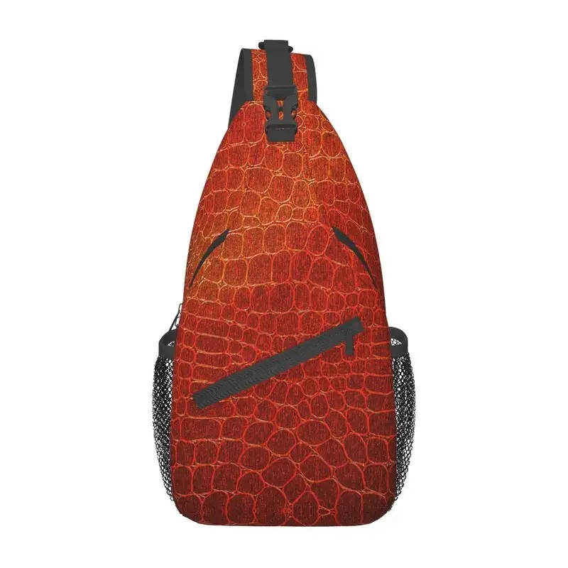 Burnished Crocodile Skin Pattern Sling Chest Crossbody Bag Men Fashion Shoulder Backpack for Camping Biking
Burnished Crocodile Skin Pattern Sling Chest Crossbody Bag Men Fashion Shoulder Backpack for Camping Biking