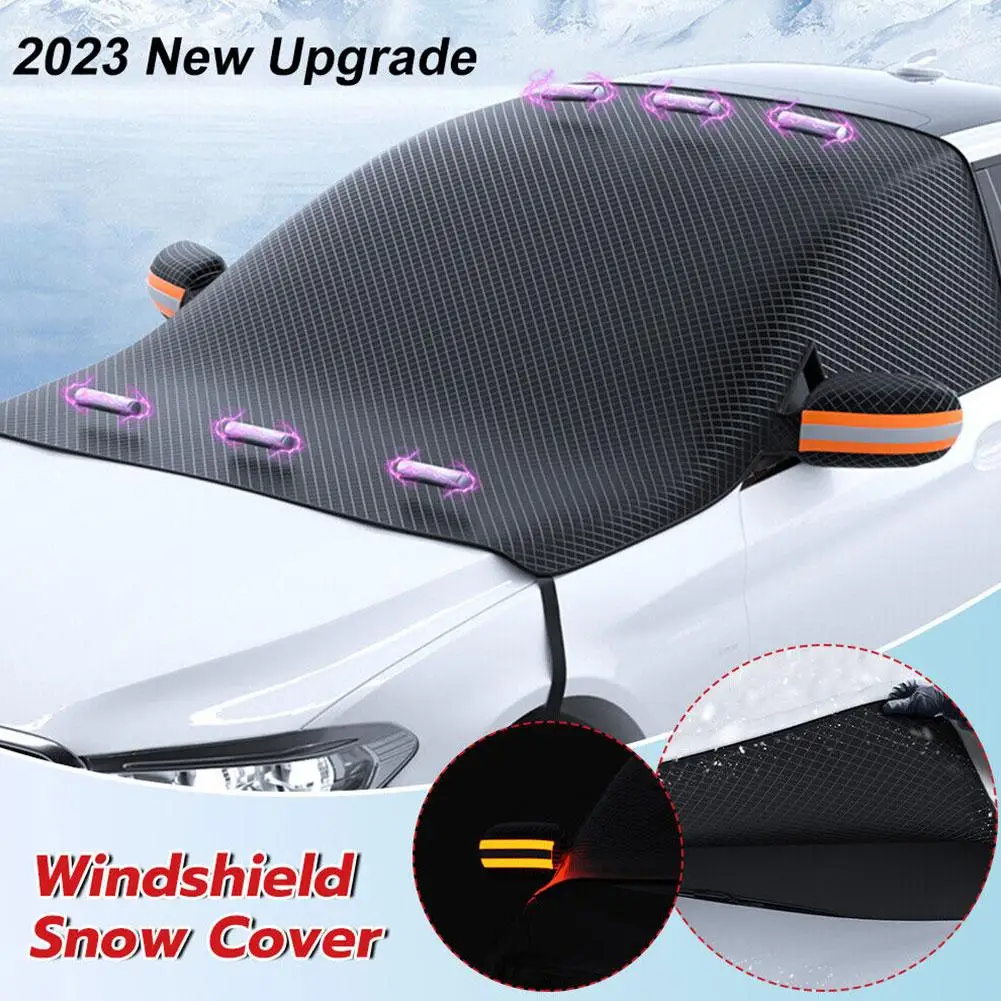 Car Upgrade Magnetic Windshield Cover For Ice Snow Sun Protection Thickened Frost Guard Sunshade Car Accessories C0S6
Car Upgrade Magnetic Windshield Cover For Ice Snow Sun Protection Thickened Frost Guard Sunshade Car Accessories C0S6
