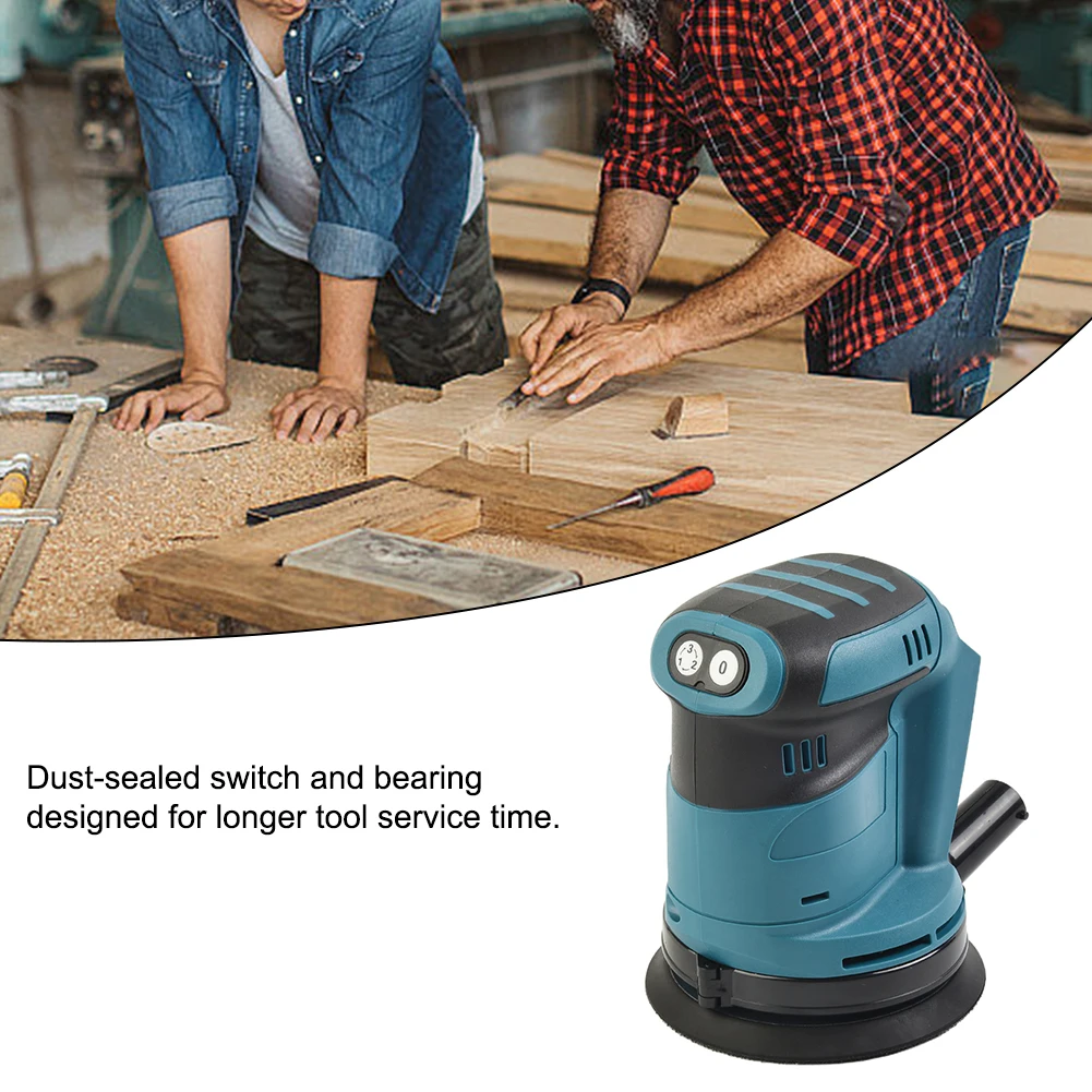 Electric Orbital Sander 125mm Wood Grinder Polisher Sand Machine For 18V Tool Home Polishing Tool Replacement Accessories
Electric Orbital Sander 125mm Wood Grinder Polisher Sand Machine For 18V Tool Home Polishing Tool Replacement Accessories