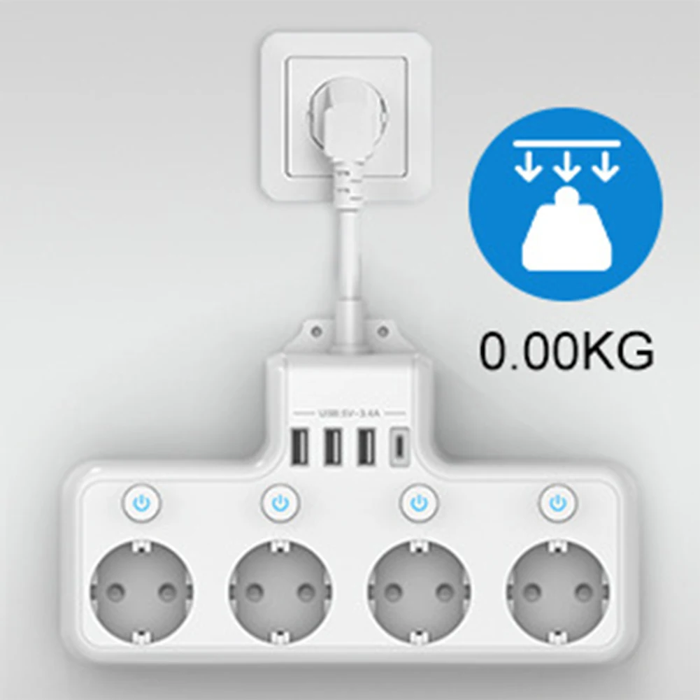16A 4000W 4-Way Power Strip Individually Switchable Multiple EU Socket With USB Electrical Equipment Supplies Home Adapter
16A 4000W 4-Way Power Strip Individually Switchable Multiple EU Socket With USB Electrical Equipment Supplies Home Adapter