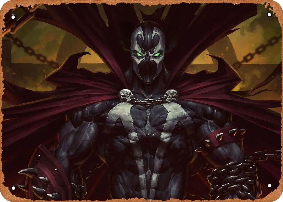 Spawn by Art Zone Dark Art 8x12 дюймов-винтажный металлический жестяной знак для дома, бара, паба, гаража, Декор, подарки 
Spawn by Art Zone Dark Art 8x12 дюймов-винтажный металлический жестяной знак для дома, бара, паба, гаража, Декор, подарки