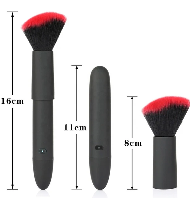 Vibromasseur à Balles pour Femme, Brosse de Maquillage AV, Baguette Magique, Vagin Vibrant, Ohio eur de Clitoris Féminin, Jouets Sexuels Discret 2