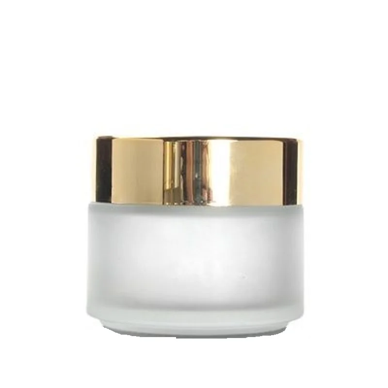Empty Face Cream Jar 100g 5pcs Frosted Glass Facial Mask Pots Body Lotion Skincare Face Cream Container with Light Gold Lid
Empty Face Cream Jar 100g 5pcs Frosted Glass Facial Mask Pots Body Lotion Skincare Face Cream Container with Light Gold Lid