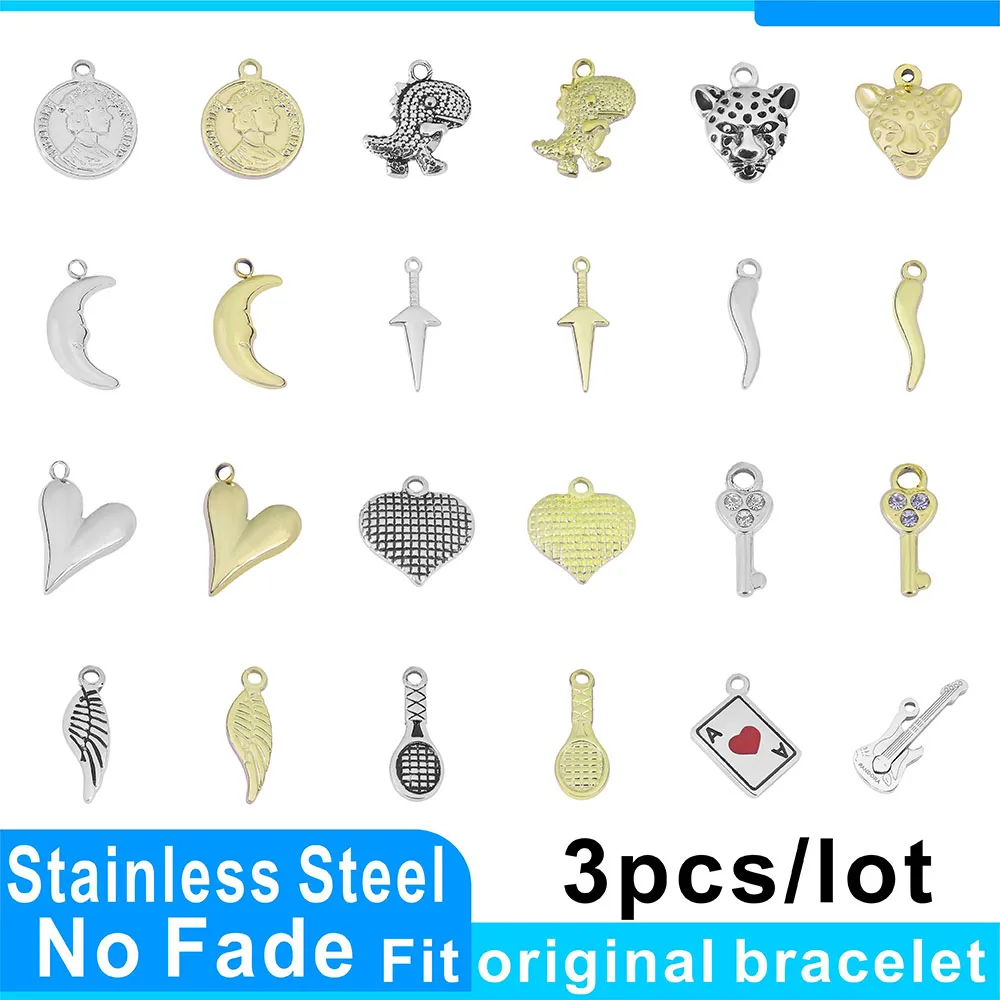 3Pcs/lot Stainless Steel Angle Wings Charms Pendants For Jewelry Making DIY Handmade Craft Acero Inoxidables
3Pcs/lot Stainless Steel Angle Wings Charms Pendants For Jewelry Making DIY Handmade Craft Acero Inoxidables