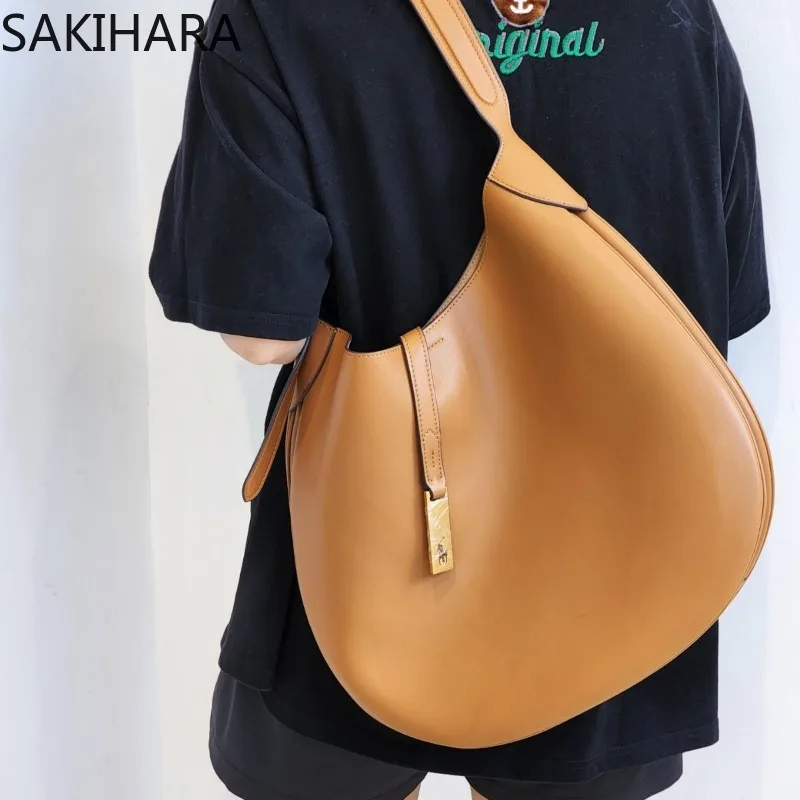 Crossbody Bags for Women Solid Simple Large Capacity Cow Leather Fashion Versatile Casual Vintage Temperament Bolsas De Mujer
Crossbody Bags for Women Solid Simple Large Capacity Cow Leather Fashion Versatile Casual Vintage Temperament Bolsas De Mujer