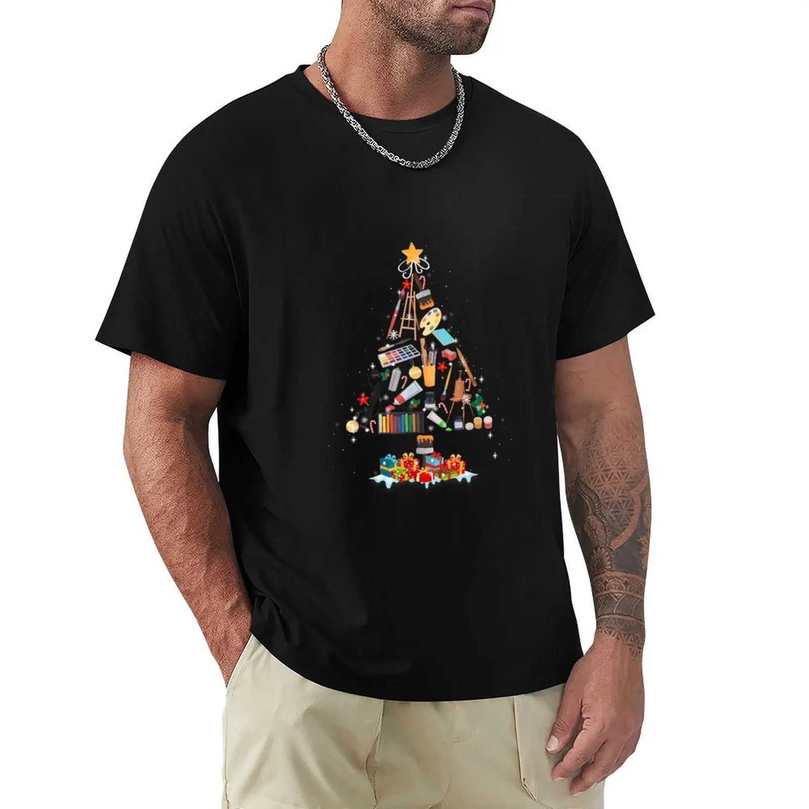 Art Xmas Tree Decor Art Teacher Ugly Artist Christmas Gift T-Shirt Aesthetic clothing cute tops mens big and tall t shirts
Art Xmas Tree Decor Art Teacher Ugly Artist Christmas Gift T-Shirt Aesthetic clothing cute tops mens big and tall t shirts