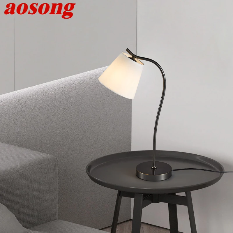 AOSONG Contemporary Brass Table Lamp LED Creative Simple Desk Light For Home Living Room Bedroom Bedside Decorate
AOSONG Contemporary Brass Table Lamp LED Creative Simple Desk Light For Home Living Room Bedroom Bedside Decorate