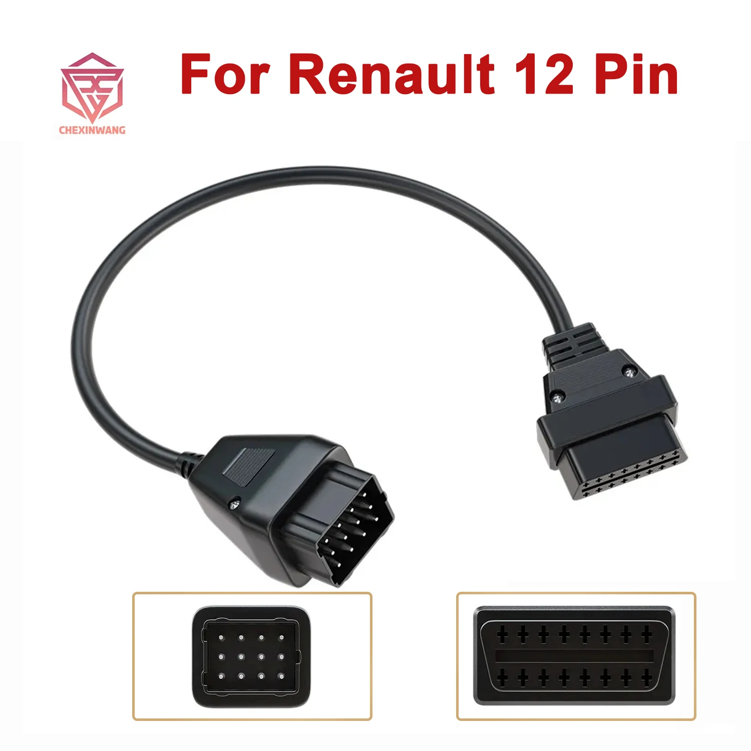 12 pin Cable for Renault OBD OBD2 Connector Adapter Truck Diagnostic Cable Extension Cable 16pin for Renault 12pin
12 pin Cable for Renault OBD OBD2 Connector Adapter Truck Diagnostic Cable Extension Cable 16pin for Renault 12pin