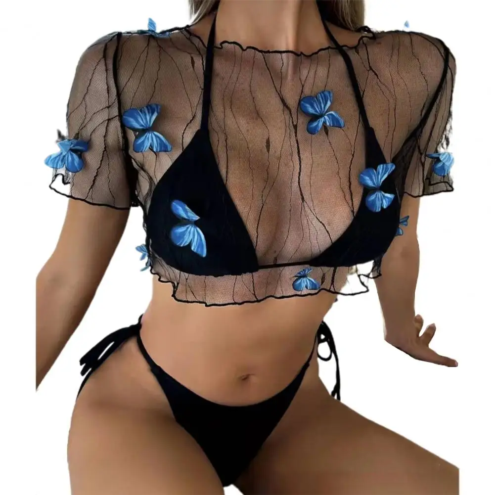 Girls 3Pcs/Set Stylish Adjustable See through Swimwear Female Women Swimwear Butterflies for Spa
Girls 3Pcs/Set Stylish Adjustable See through Swimwear Female Women Swimwear Butterflies for Spa