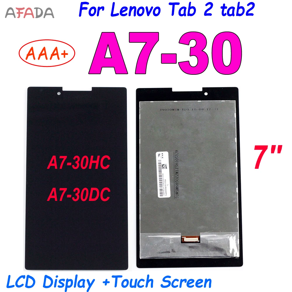 AAA+ 7'' LCD For Lenovo Tab 2 tab2 A7-30 A7-30HC A7-30DC LCD Display Touch Screen Digitizer Assembly for Lenovo A7-30 Display
AAA+ 7'' LCD For Lenovo Tab 2 tab2 A7-30 A7-30HC A7-30DC LCD Display Touch Screen Digitizer Assembly for Lenovo A7-30 Display
