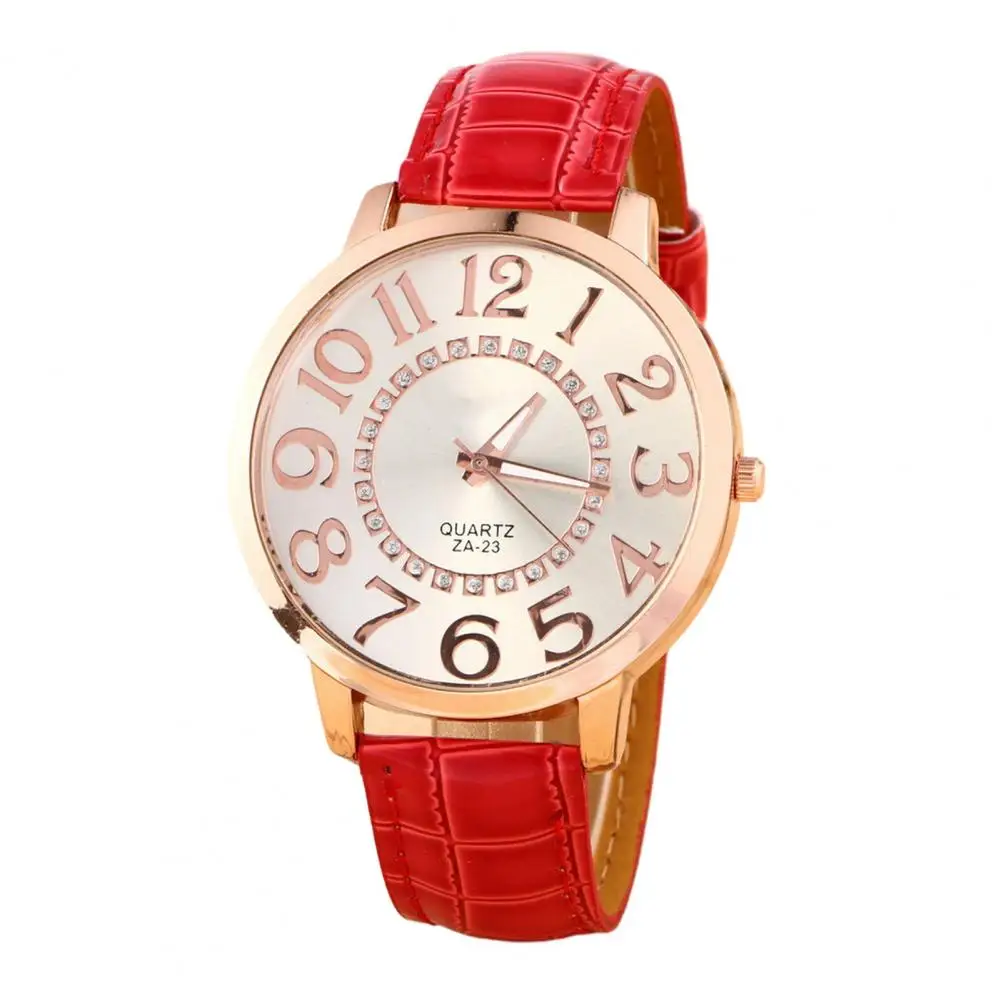 Fashion Women Wrist Watch Stylish Round Large Dial Wristwatches Quartz Movement Long Lifespan Lady Watch
Fashion Women Wrist Watch Stylish Round Large Dial Wristwatches Quartz Movement Long Lifespan Lady Watch