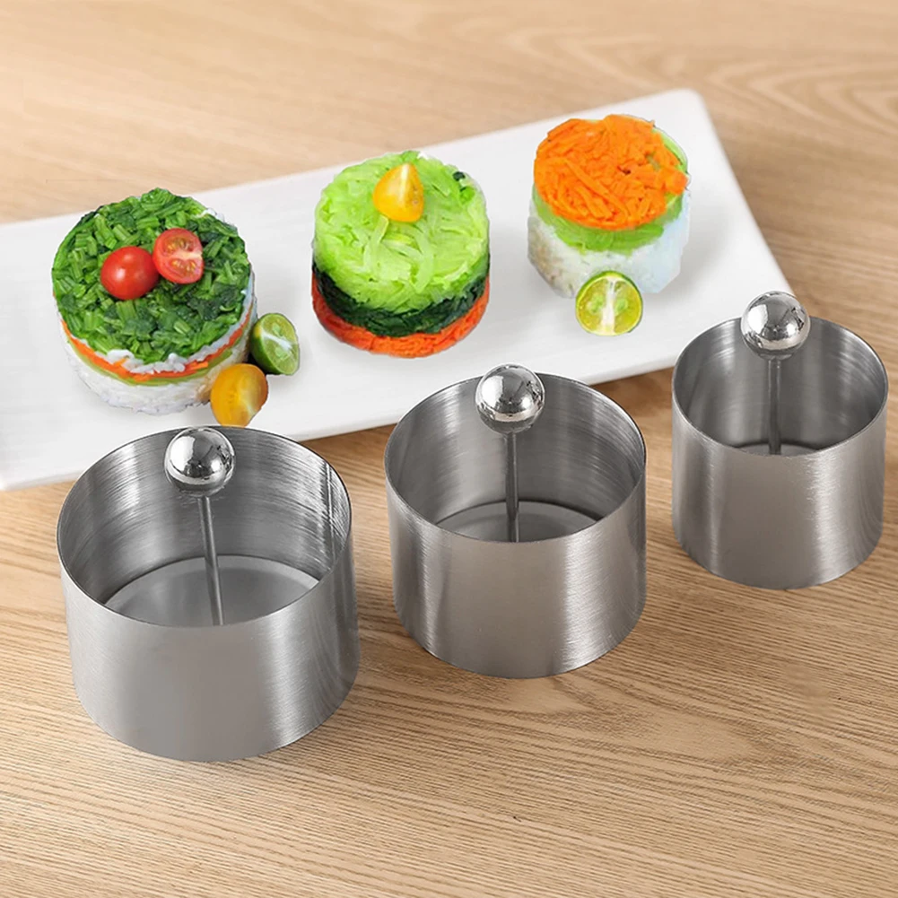 Stainless Steel Round Cold Dish Mold With Push Board Shaping Mould Kitchen Gadget Sets For Moulded Salads, Cakes, Or Desserts
Stainless Steel Round Cold Dish Mold With Push Board Shaping Mould Kitchen Gadget Sets For Moulded Salads, Cakes, Or Desserts
