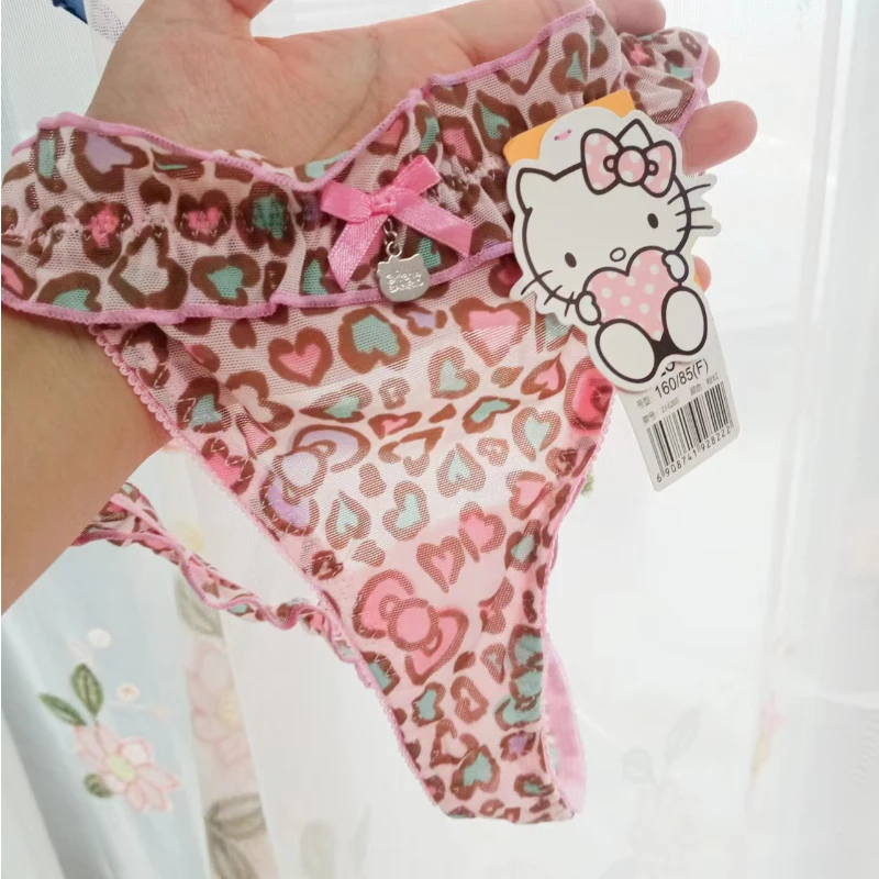 Sanrio Hello Kitty Ladies Panties Y2kl Spice Girls Sweet Cute Peplum Ladies Thong Summer Mesh High Spring Women T Pants
Sanrio Hello Kitty Ladies Panties Y2kl Spice Girls Sweet Cute Peplum Ladies Thong Summer Mesh High Spring Women T Pants