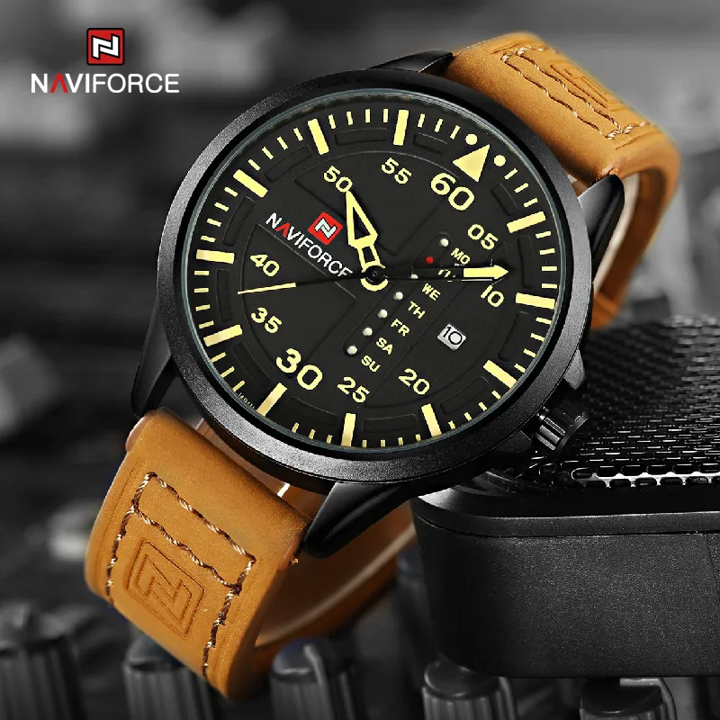 2022 New NAVIFORCE Original Fashion Men Watches Sports Waterproof Quartz Wristwatch Male Casual Leather Band Clock Reloj Hombre
2022 New NAVIFORCE Original Fashion Men Watches Sports Waterproof Quartz Wristwatch Male Casual Leather Band Clock Reloj Hombre
