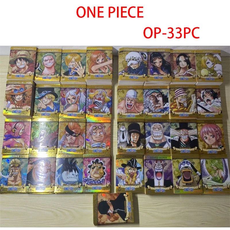 

Anime ONE PIECE Rare OP Reflections Flash Cards Luffy Sanji Zoro Yamato Nami Toys for boys Collectible Cards Birthday Gifts