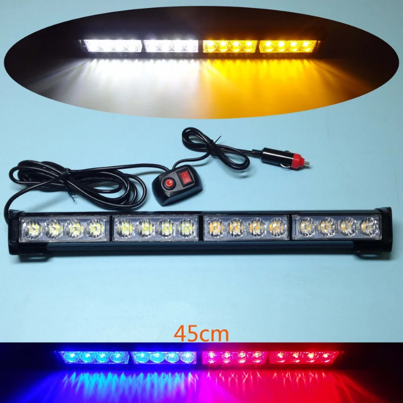 Car Emergency Beacon 12V 16 LED Truck Emergency Strobe Fireman Police Flashing Warning Lights Bar Red Blue Yellow Signal Lamp
Car Emergency Beacon 12V 16 LED Truck Emergency Strobe Fireman Police Flashing Warning Lights Bar Red Blue Yellow Signal Lamp