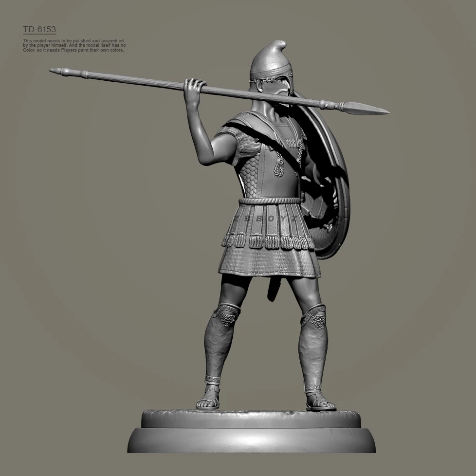 

38mm 50mm 75mm Resin Soldier model kits figure colorless and self-assembled （3D Printing ） TD-6153/3D