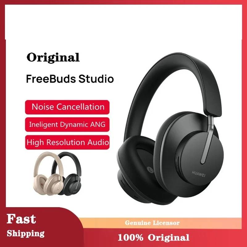 

New Freebuds Studio Bluetooth 5.2 Headphone ANC 6 Mic Noise Cancelling Earphone AAC HiFi Audiophile Stereo Wireless Headset