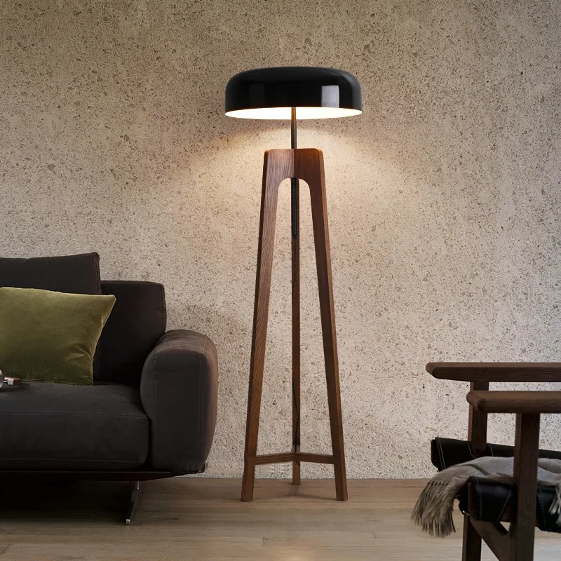 

Напольная Лампа Pileo Porada, классическая деревянная лампа, лампа E27, домашнее художественное украшение, атмосферное освещение для отеля, спальни, магазина, фермерского дома