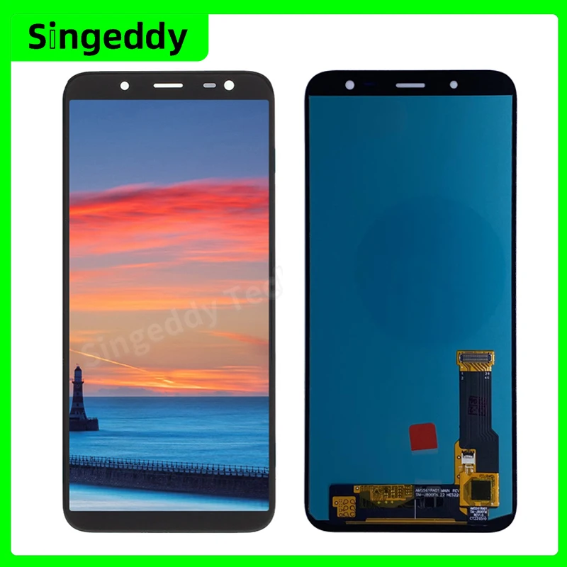 ЖК-дисплей J600 для Samsung Galaxy J6 2018, сенсорный экран, дигитайзер, датчик в сборе, полная замена, J600G J600F J600L 5,6 дюйма
ЖК-дисплей J600 для Samsung Galaxy J6 2018, сенсорный экран, дигитайзер, датчик в сборе, полная замена, J600G J600F J600L 5,6 дюйма