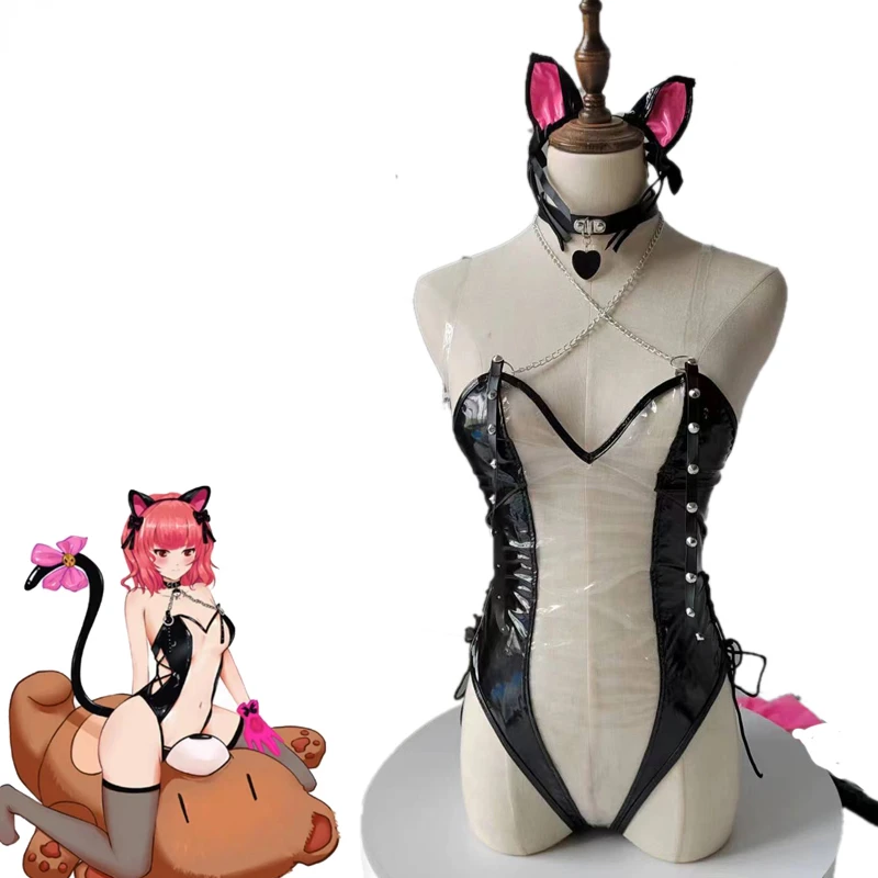 Anime Tokyo Mew Mew Momomiya Ichigo Bodysuit Uniform Cat Outfit Costume Cosplay Transparent Leather Splicing Role Play Outfits
Anime Tokyo Mew Mew Momomiya Ichigo Bodysuit Uniform Cat Outfit Costume Cosplay Transparent Leather Splicing Role Play Outfits