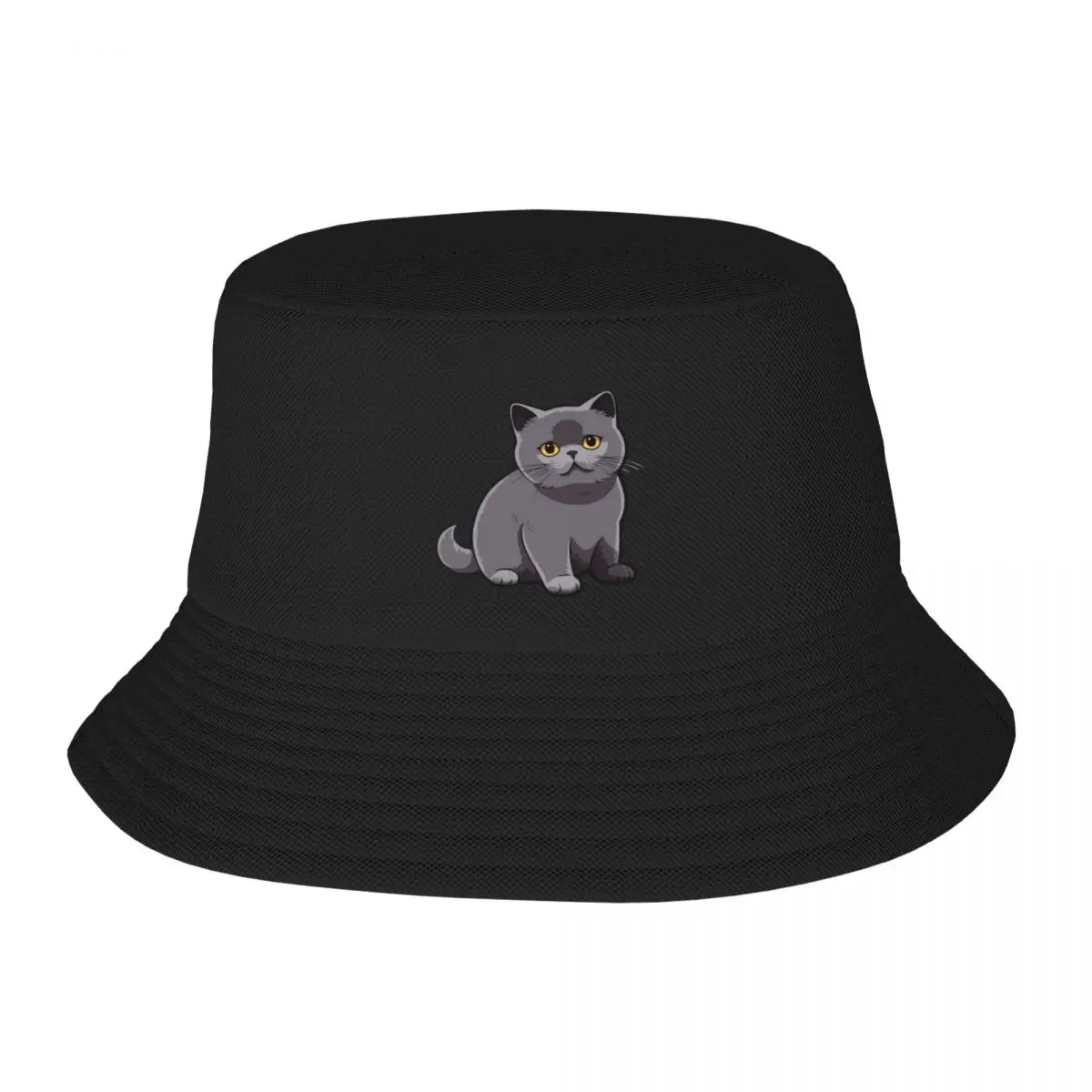 Cute British Shorthair Cat Bucket Hat Trucker Hats derby hat Women's Hats For The Sun Men's
Cute British Shorthair Cat Bucket Hat Trucker Hats derby hat Women's Hats For The Sun Men's