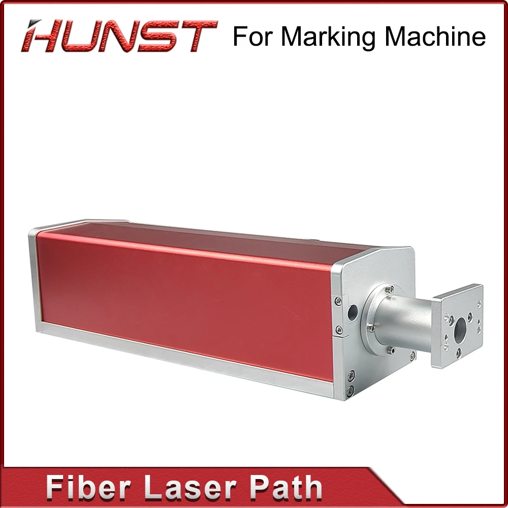 

HUNST Fiber Laser Path Red Standard Fiber Laser Path Housing Rayucs MAX JPT Interface for Laser Marking Machine