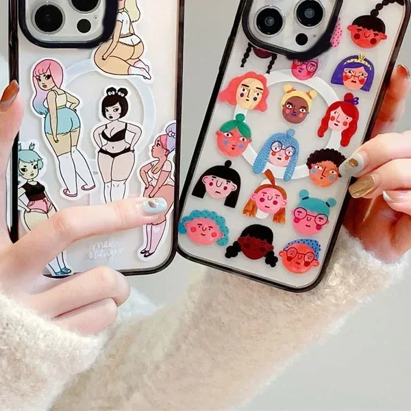 Girls MagSafe Phone Case Cover for IPhone 12 13 14 15 Pro Max Case for IPhone 15 Pro Max
Girls MagSafe Phone Case Cover for IPhone 12 13 14 15 Pro Max Case for IPhone 15 Pro Max