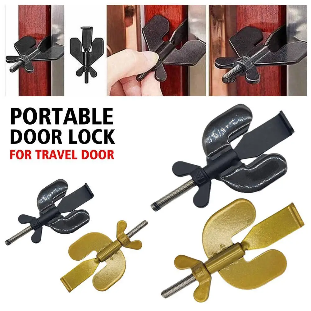 Portable Hotel Door Lock Live Alone Self-Defense Door Stop Travel Anti-Theft Door Stopper Childproof Door Lock Safety Home Latch
Portable Hotel Door Lock Live Alone Self-Defense Door Stop Travel Anti-Theft Door Stopper Childproof Door Lock Safety Home Latch