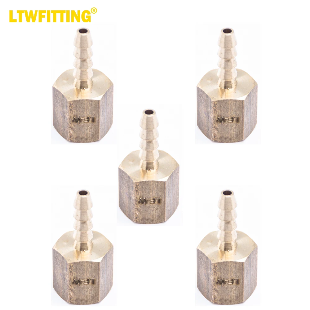Латунный фитинг LTWFITTING LF, муфта/адаптер 1/8 дюйма, штуцер для шланга x 1/8 дюйма, Женский NPT топливный газ, вода (комплект из 5)
Латунный фитинг LTWFITTING LF, муфта/адаптер 1/8 дюйма, штуцер для шланга x 1/8 дюйма, Женский NPT топливный газ, вода (комплект из 5)