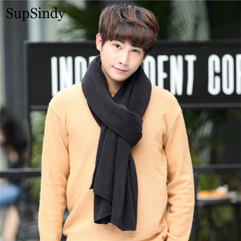 SupSindy Winter Men Casual Long Scarf Pure Color Knitted Wool Thick Warm Scarves For Women Soft Comfortable Cashmere Shawl Wrap
SupSindy Winter Men Casual Long Scarf Pure Color Knitted Wool Thick Warm Scarves For Women Soft Comfortable Cashmere Shawl Wrap