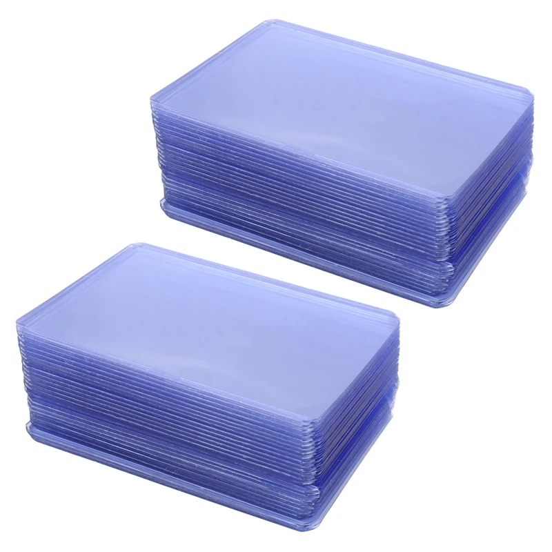 50Pcs Holder Toploaders And Clear Sleeves For Collectible Trading Basketball Sports Cards 35PT Rigid Plastic
50Pcs Holder Toploaders And Clear Sleeves For Collectible Trading Basketball Sports Cards 35PT Rigid Plastic