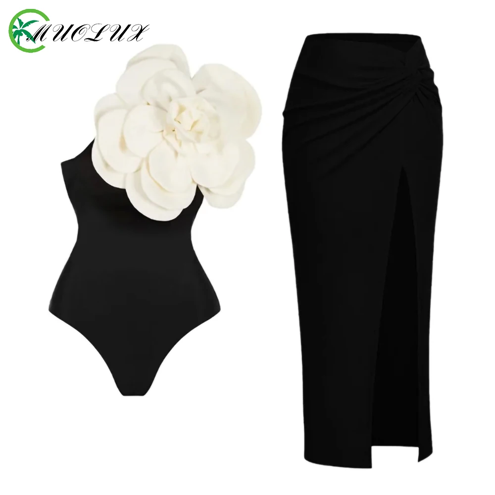 MUOLUX 2023 Sexy One Piece Swimsuit Women Swimwear Cover Up Skirt Vintage Print Ruffle Monikini Swimming 3D Flower Bathing Suit
MUOLUX 2023 Sexy One Piece Swimsuit Women Swimwear Cover Up Skirt Vintage Print Ruffle Monikini Swimming 3D Flower Bathing Suit