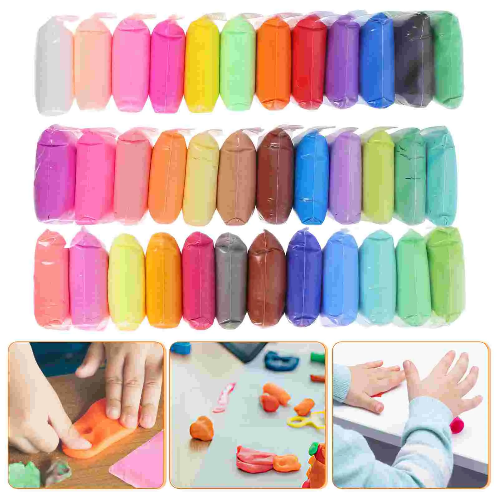 36 Packs Colored Clay Kids Children Toy DIY Colorful Polymer Plasticine Gifts Modeling Kit Toys Presents
36 Packs Colored Clay Kids Children Toy DIY Colorful Polymer Plasticine Gifts Modeling Kit Toys Presents