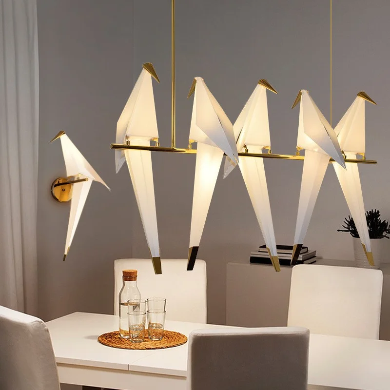 Paper Birds Chandeliers Vintage Restaurant Kitchen Hanging Lamp for Living Dining Kids Room LED Bird Lustre Pendant Lights
Paper Birds Chandeliers Vintage Restaurant Kitchen Hanging Lamp for Living Dining Kids Room LED Bird Lustre Pendant Lights