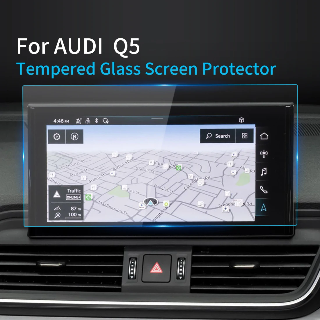 For Audi Q5 2023 Screen Protector Carplay Tempered Glass Protective Film Navigator Auto Dash Panel Car Stickers GPS Accessories
For Audi Q5 2023 Screen Protector Carplay Tempered Glass Protective Film Navigator Auto Dash Panel Car Stickers GPS Accessories