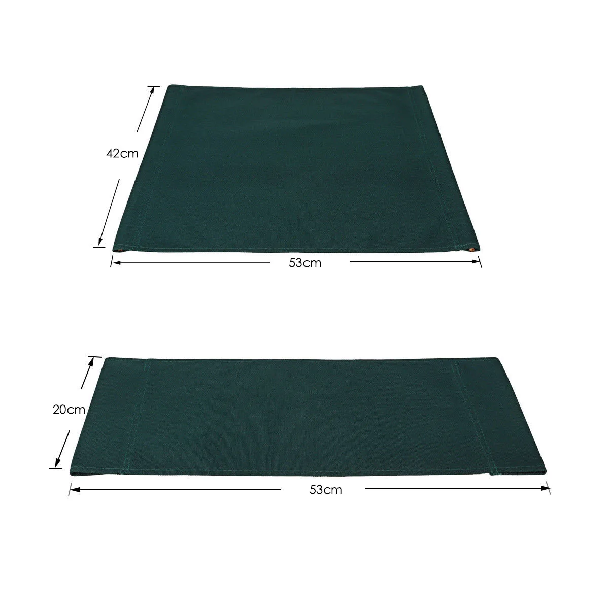 2pcs Chairs Canvas Covers 53*20/42cm For Cross Folding Director Chair/Leisure Stool/Seat Outdoor Camping Fishing Canvas
2pcs Chairs Canvas Covers 53*20/42cm For Cross Folding Director Chair/Leisure Stool/Seat Outdoor Camping Fishing Canvas