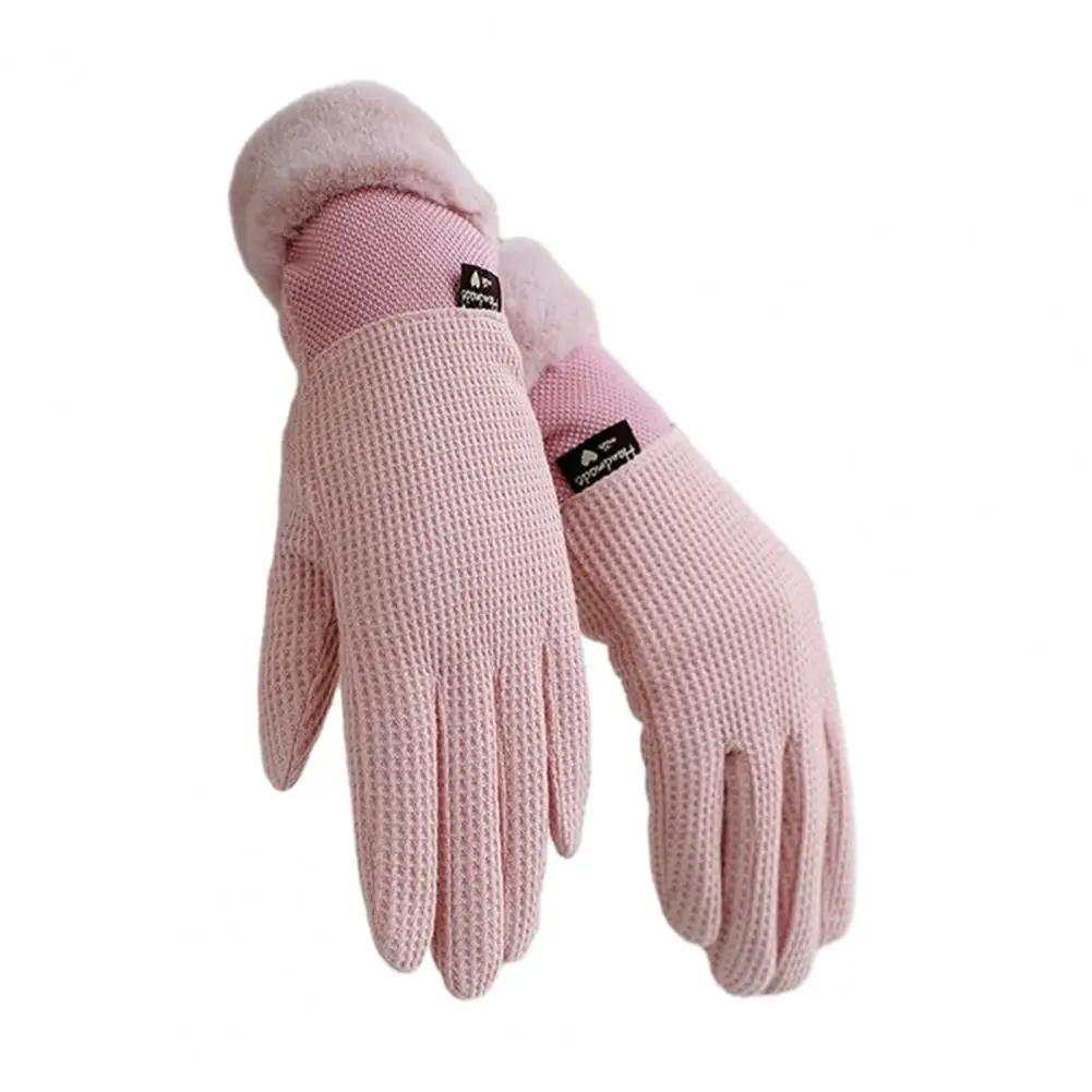 Comfortable Fleece-lined Gloves Winter Waffle Plaid Texture Gloves Warm Anti-slip Touch Screen for Riding Running Fleece Lining
Comfortable Fleece-lined Gloves Winter Waffle Plaid Texture Gloves Warm Anti-slip Touch Screen for Riding Running Fleece Lining