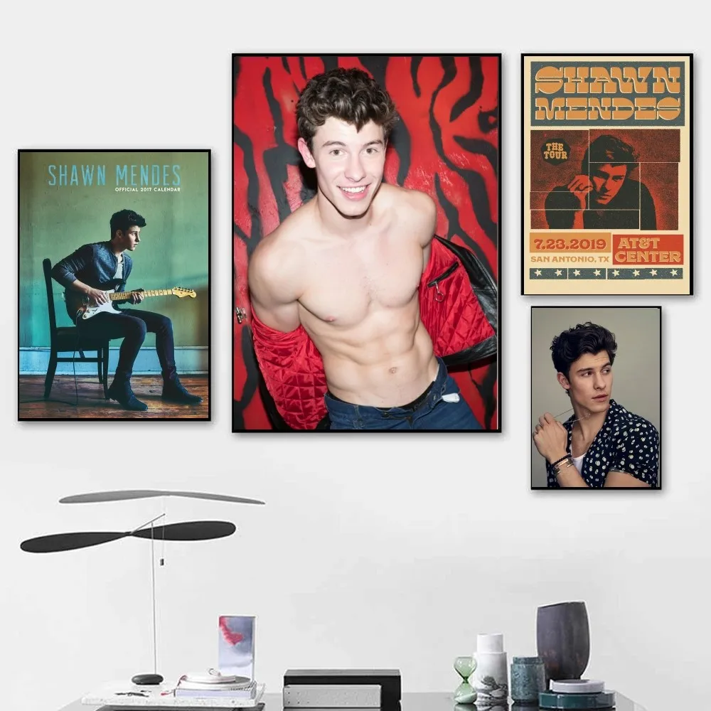 Shawn Mendes Music Singer Star Poster Kraft Paper Vintage Poster Wall Art Painting Study Aesthetic Art Small Size wall stickers
Shawn Mendes Music Singer Star Poster Kraft Paper Vintage Poster Wall Art Painting Study Aesthetic Art Small Size wall stickers