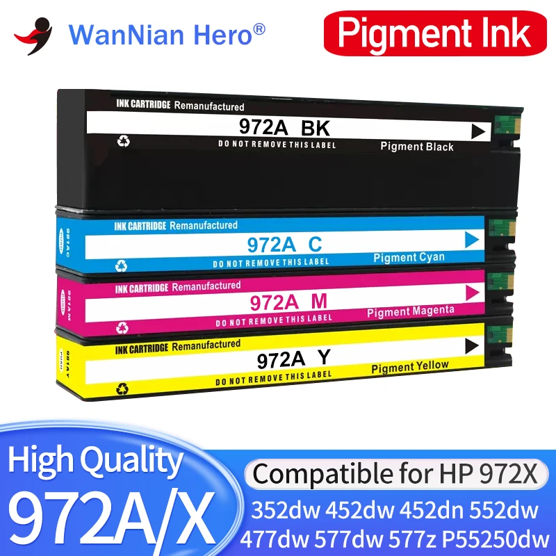 Чернильный картридж для принтера HP 972A 972X, совместим с HP972X 972A 352dw 377dw 452dn/dw 477dn/dw 552dw 577dw/z P55250dw P57750dw
Чернильный картридж для принтера HP 972A 972X, совместим с HP972X 972A 352dw 377dw 452dn/dw 477dn/dw 552dw 577dw/z P55250dw P57750dw