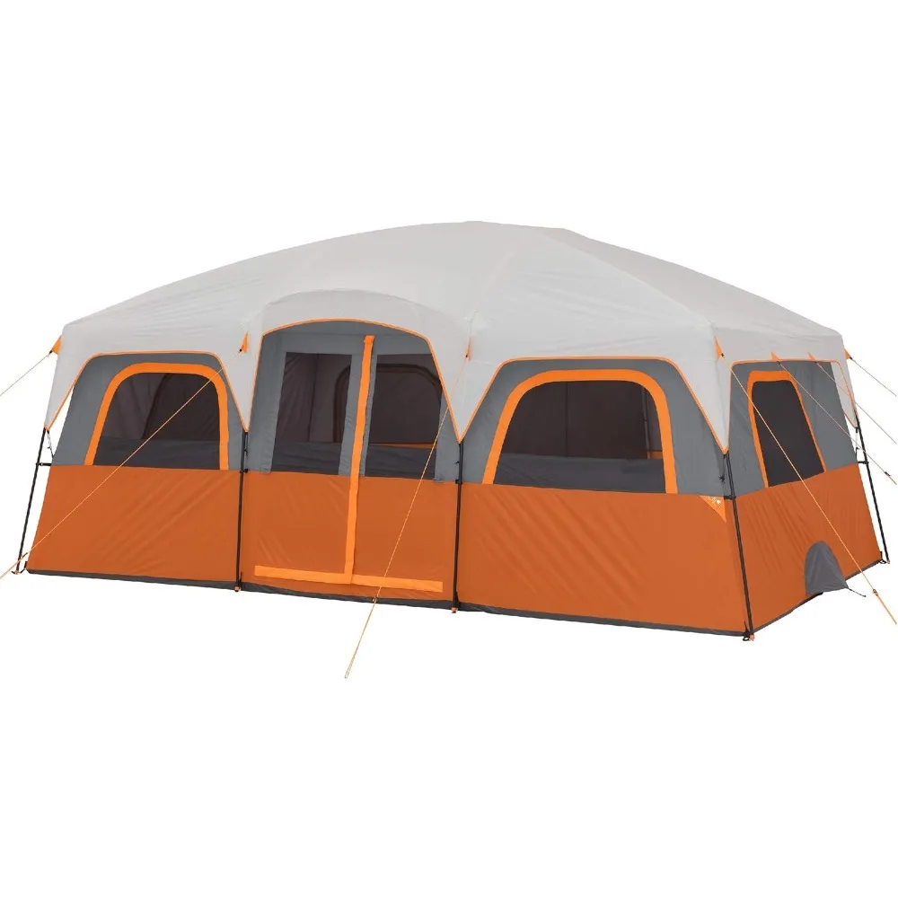 

12 Person Tent | Large Multi Room Tent for Family with Storage Pockets | Portable Cabin Huge Tent with Carry Bag