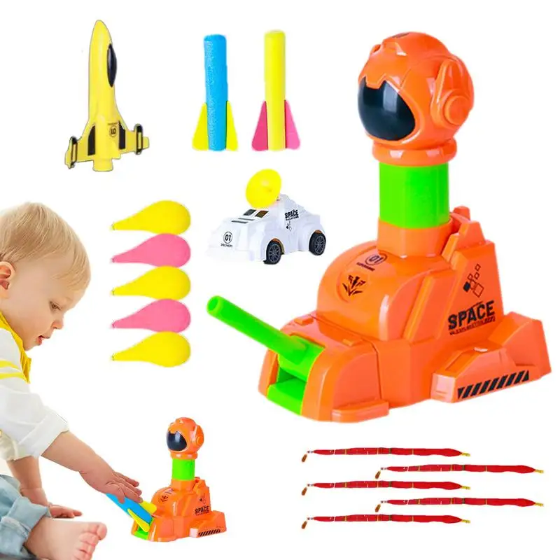 Rocket Launching Kit Fun Outdoor Toy For Kids Rocket Car Launch Toy Includes 2 Rockets 1 Airplane 5 Round And Long Balloons
Rocket Launching Kit Fun Outdoor Toy For Kids Rocket Car Launch Toy Includes 2 Rockets 1 Airplane 5 Round And Long Balloons