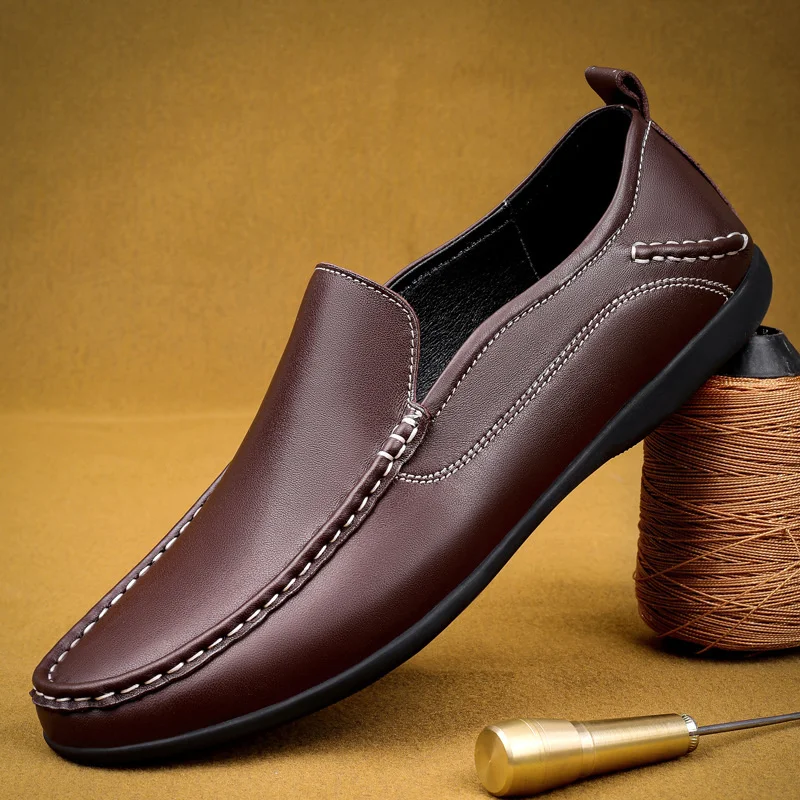 Luxury Men Loafers Soft Moccasins Autumn Black Shoes Man High Quality Mens Shoes Casual Leather Driving Flats Big Size 38-46
Luxury Men Loafers Soft Moccasins Autumn Black Shoes Man High Quality Mens Shoes Casual Leather Driving Flats Big Size 38-46