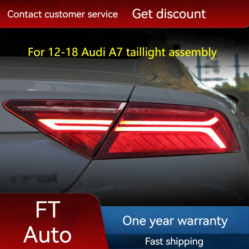 Car lights For 12-18 Audi A7 tail light assembly modification LED running lights, flowing turn signals, brake lights, reversing
Car lights For 12-18 Audi A7 tail light assembly modification LED running lights, flowing turn signals, brake lights, reversing