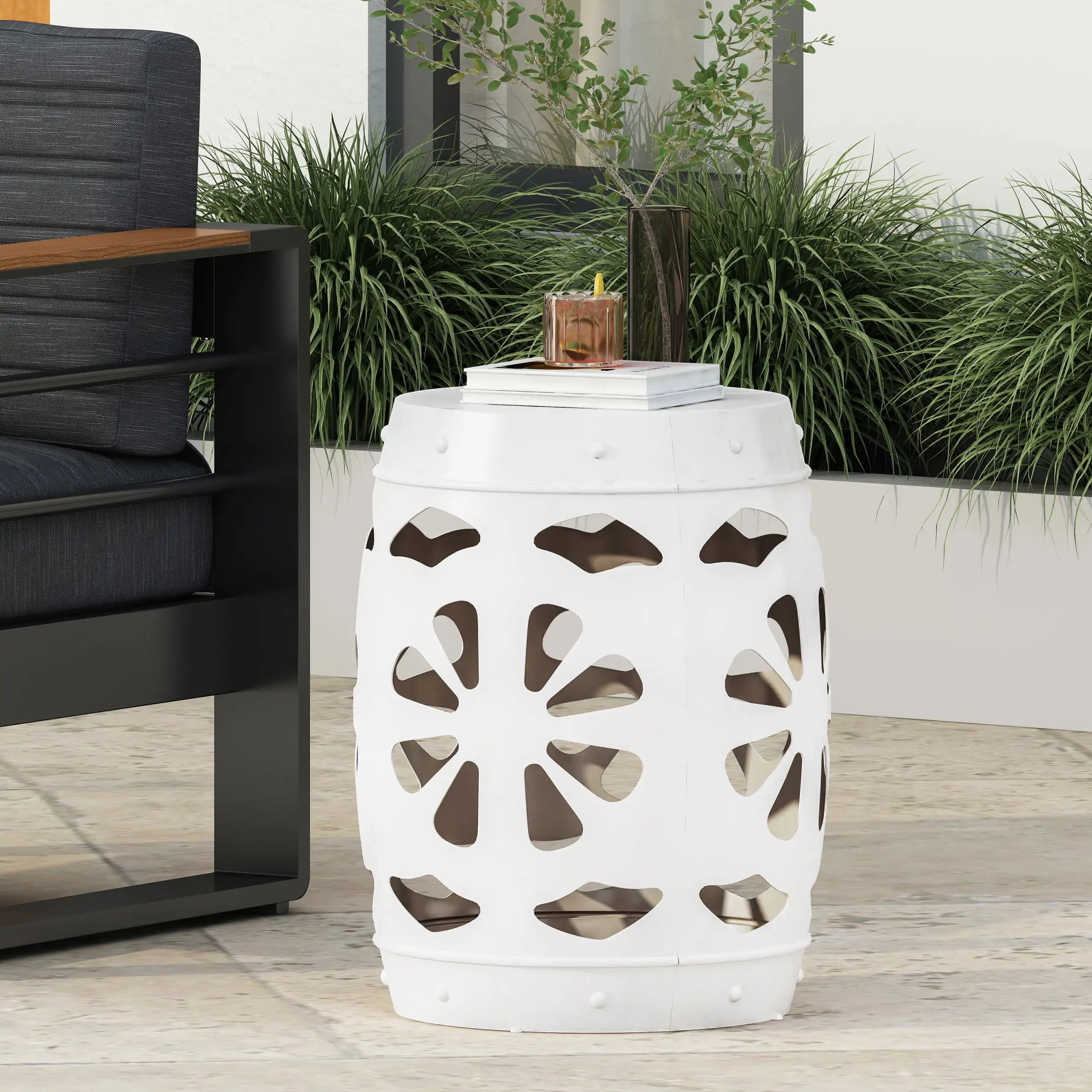 Burkehaven Metal Outdoor High Load-bearing Strong Stable and Durable Side Table White
Burkehaven Metal Outdoor High Load-bearing Strong Stable and Durable Side Table White