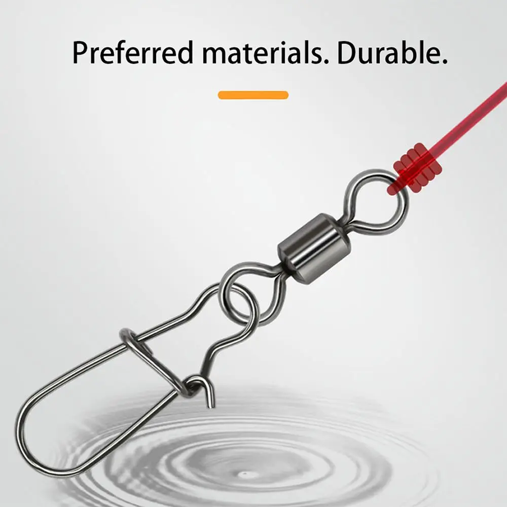 Connector Can Rotate Metal Connector Bait Tool Guide Ring Fishing Swivels Fishing Connector Solid Ring Bearing Rolling Swivel
Connector Can Rotate Metal Connector Bait Tool Guide Ring Fishing Swivels Fishing Connector Solid Ring Bearing Rolling Swivel